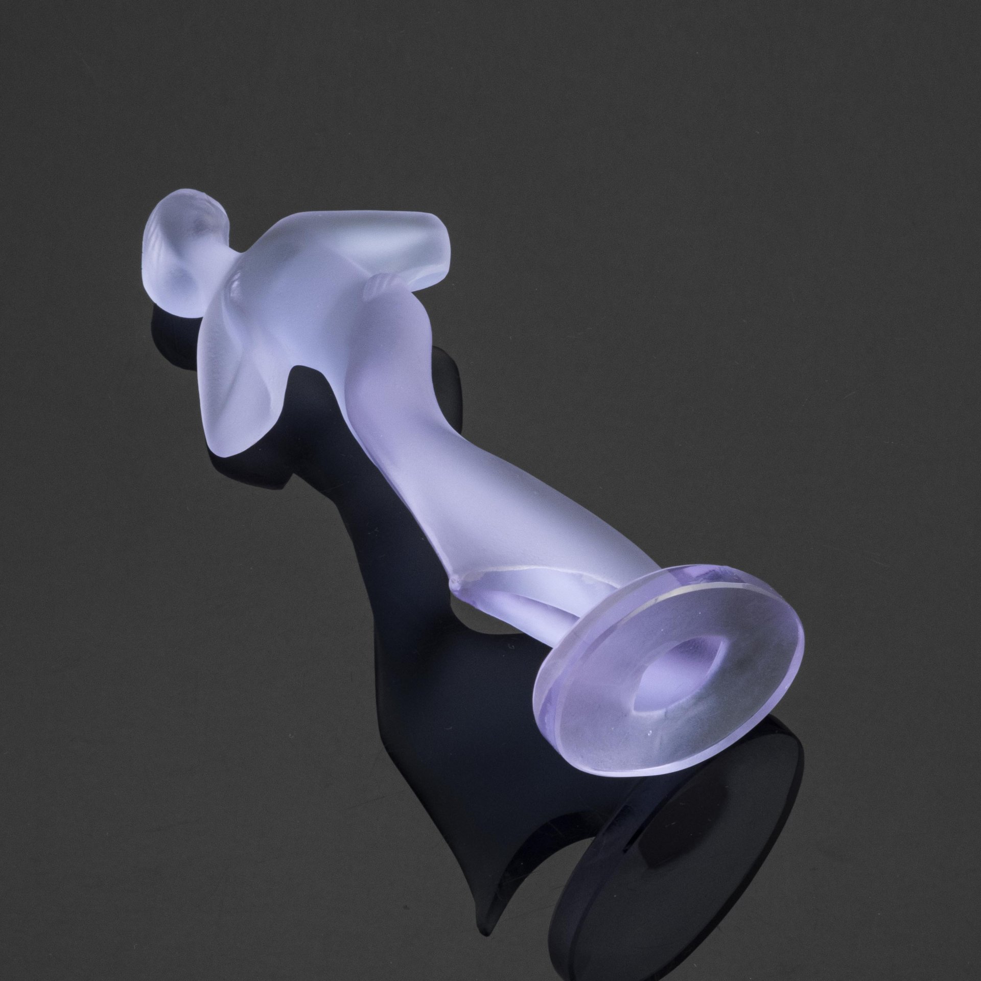 Статуэтка  "Красавица", выполненная в стилистике Lalique, Bohemia Crystal (Bohemia Glass)
