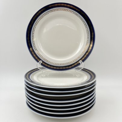 Набор из 9-ти пирожковых (закусочных) тарелок с орнаментальным декором