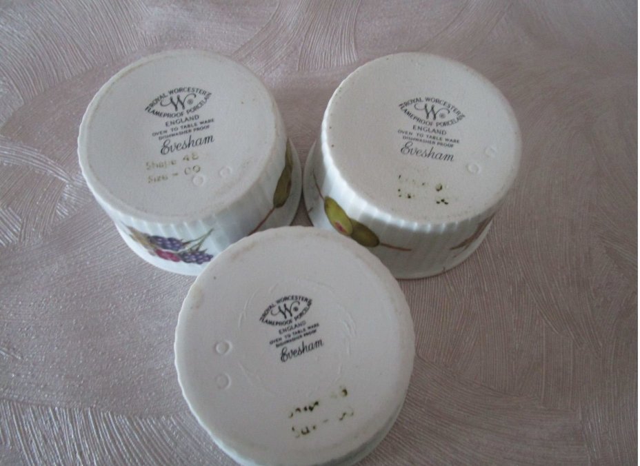 Набор кокотниц, 3 шт., Royal Worcester