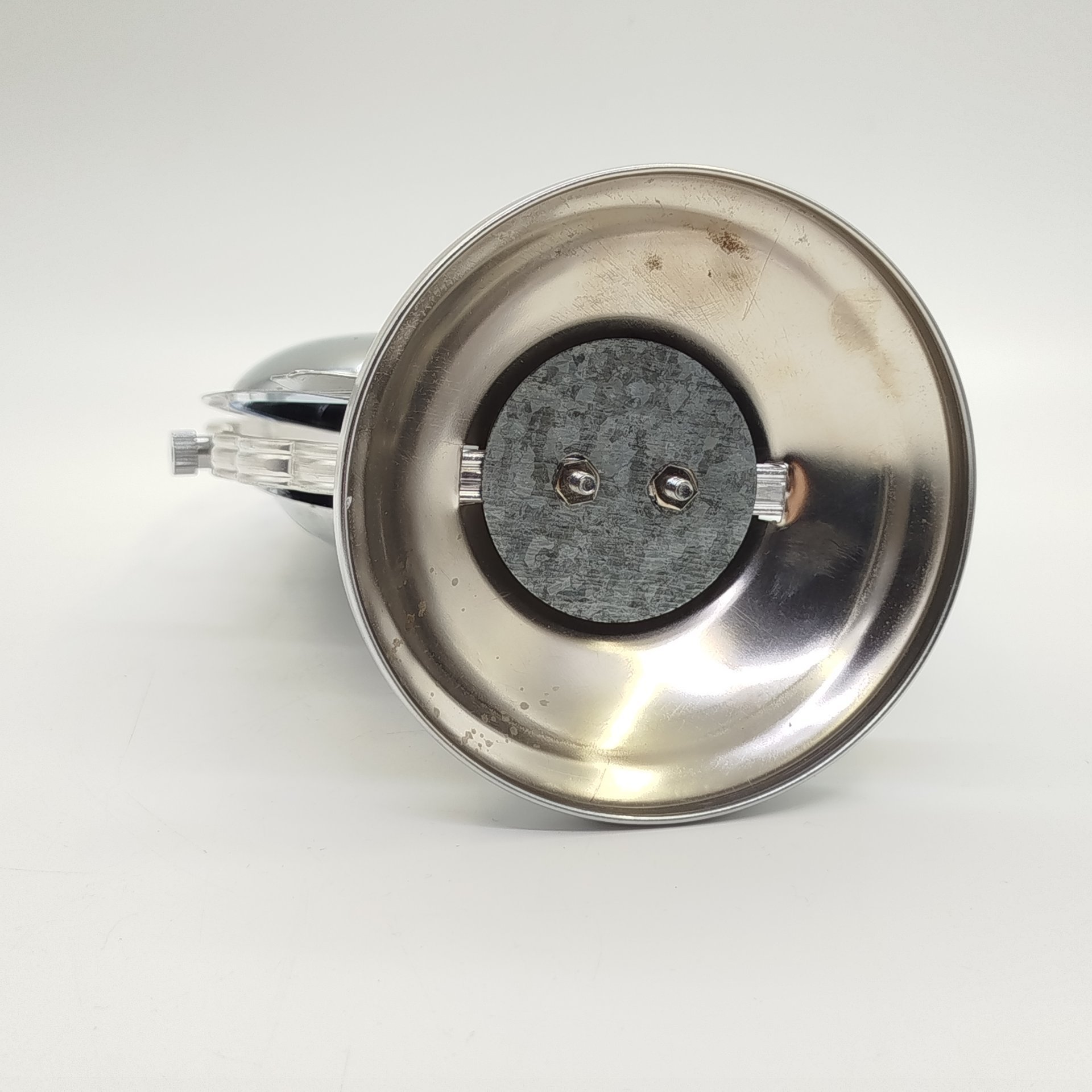 Менажница складная на три блюда, выполненная в виде листьев, металл, Гонконг, 1950-1970 гг.