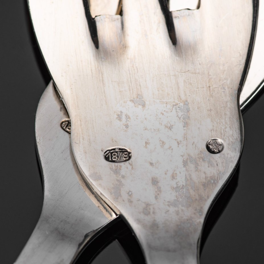 Набор из 12-ти вилок и ножей для рыбы в коробке