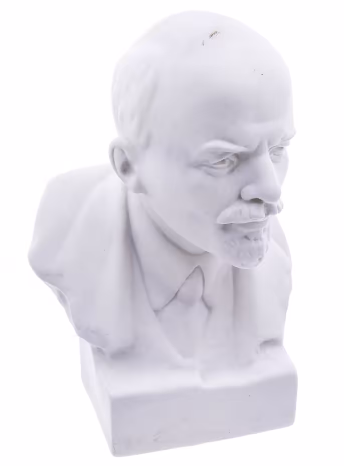 Бюст "Владимир Ильич Ленин", бисквит, СССР, 1970-1980 гг.