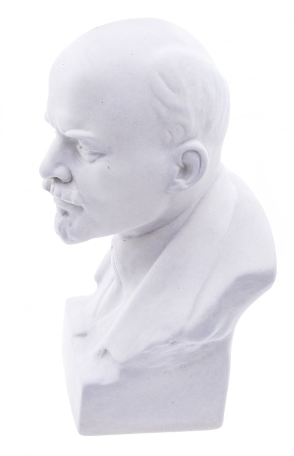 Бюст "Владимир Ильич Ленин", бисквит, СССР, 1970-1980 гг.