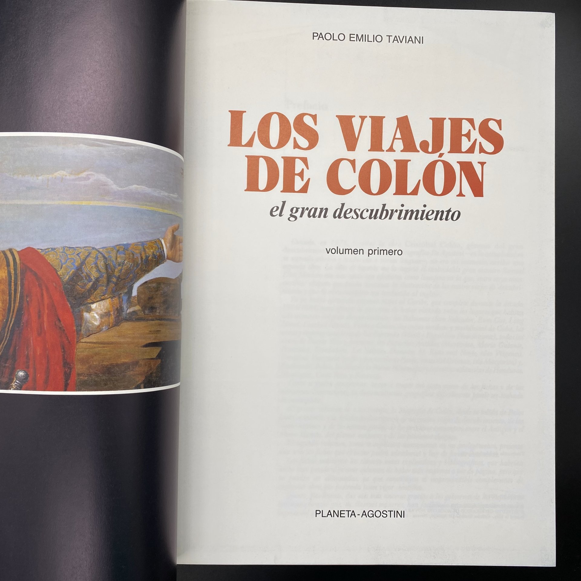 Набор из 2 книг "Los Viajes de Colon", Paolo Emilio Taviani, в коробке