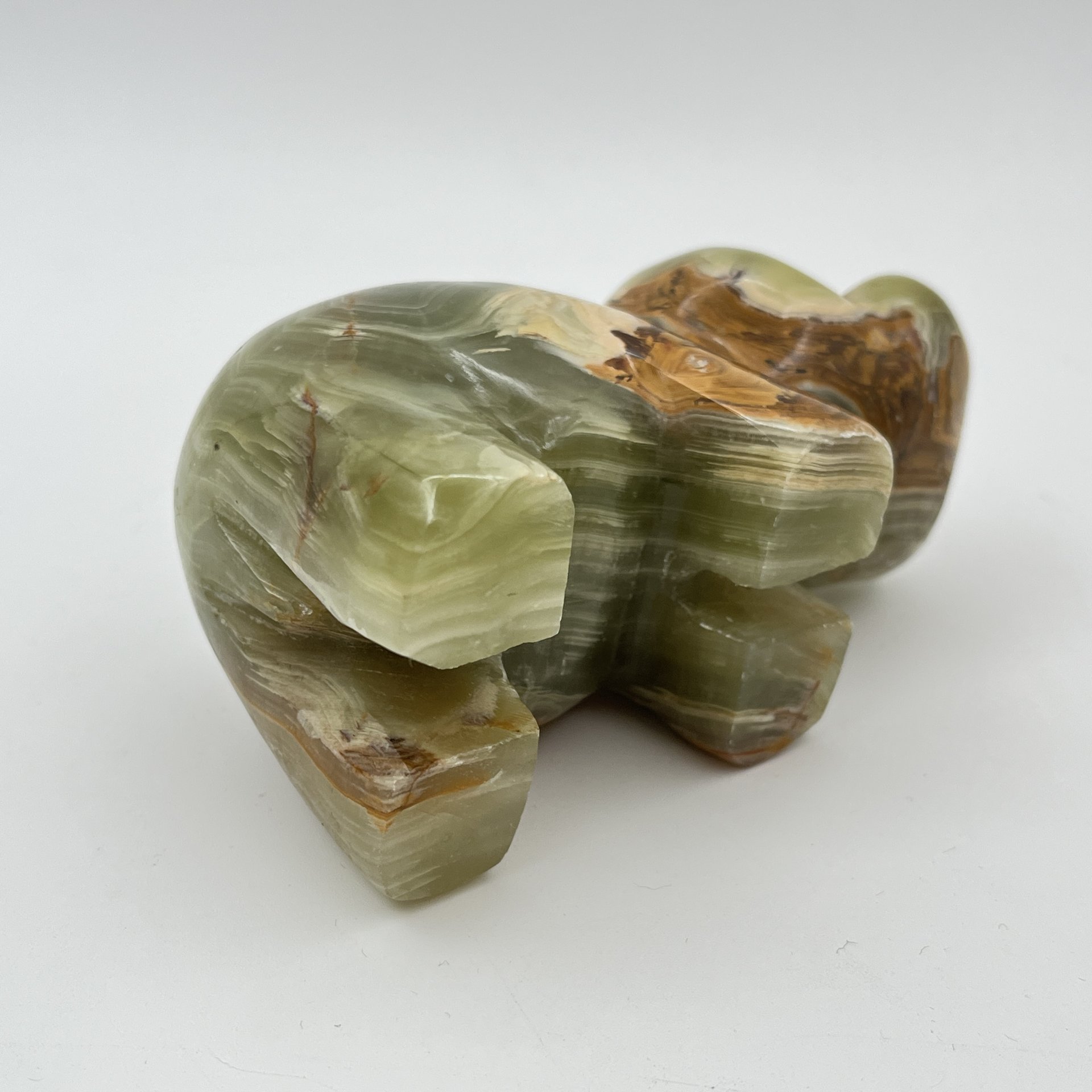 Статуэтка "Бегемот", натуральный камень (оникс), резьба, Азия, 2000-2015 гг.