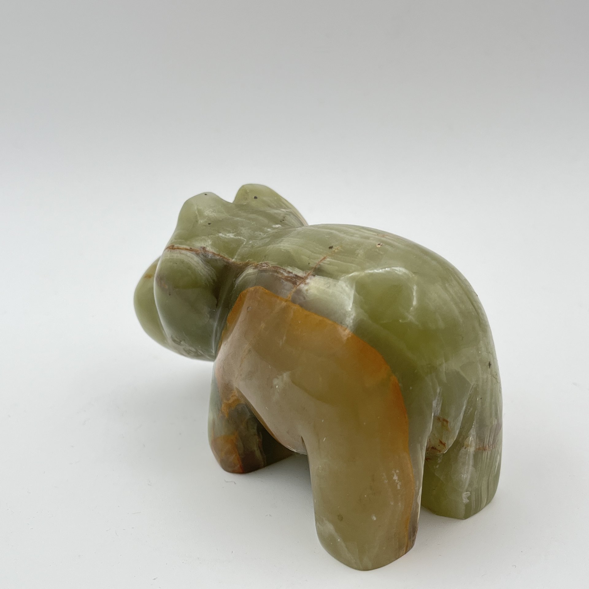 Статуэтка "Бегемот", натуральный камень (оникс), резьба, Азия, 2000-2015 гг.