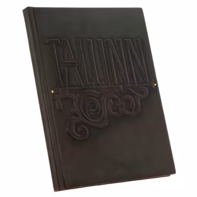 Альбом "Таллин", кожаный переплет, бумага, печать, издательство "Ээсти раамат", СССР, 1975 г.