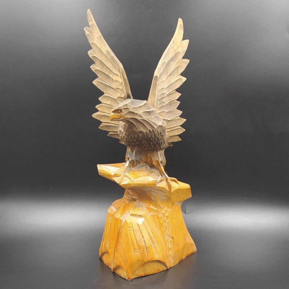 Статуэтка "Орел", дерево, резьба, СССР, 1970-1990 гг.