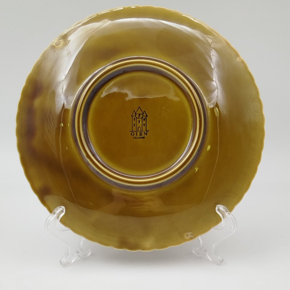 Декоративная тарелка из серии "Замки Франции"  (Saumur), Gien