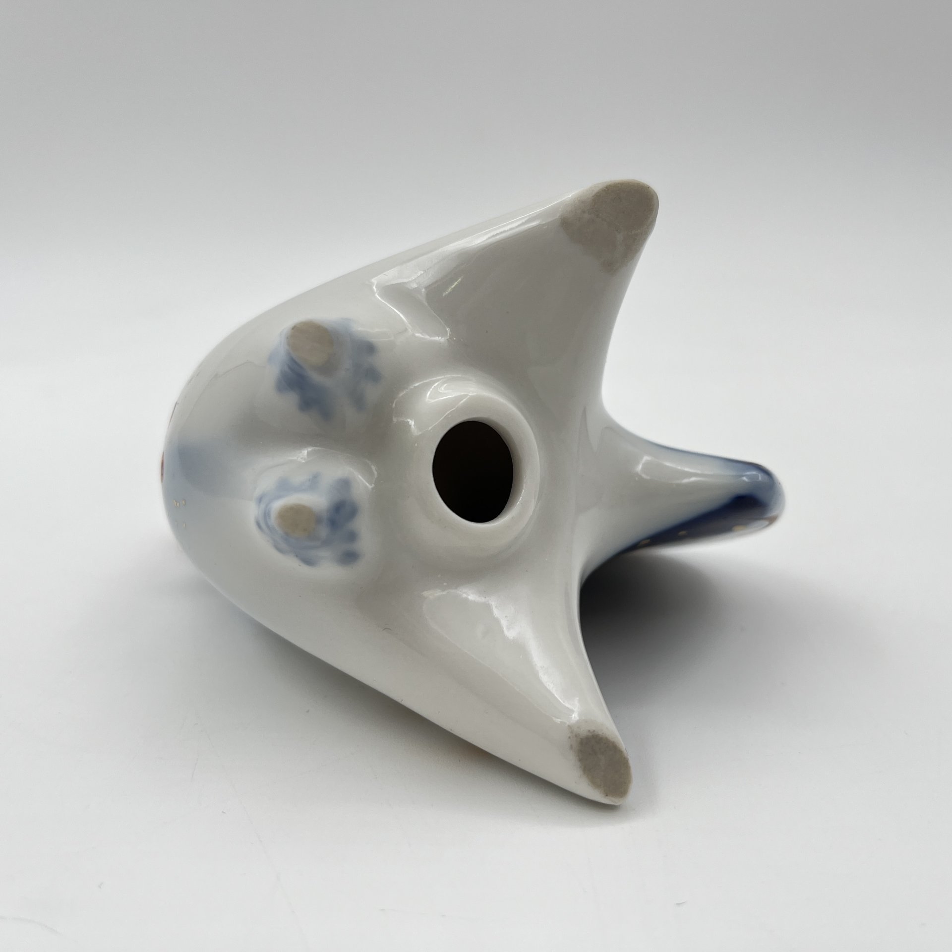 Солонка "Индюк", скульптор М.Н. Мох, фарфор, роспись, золочение, Ленинградский фарфоровый завод (ЛФЗ), СССР, 1960-1970 гг.