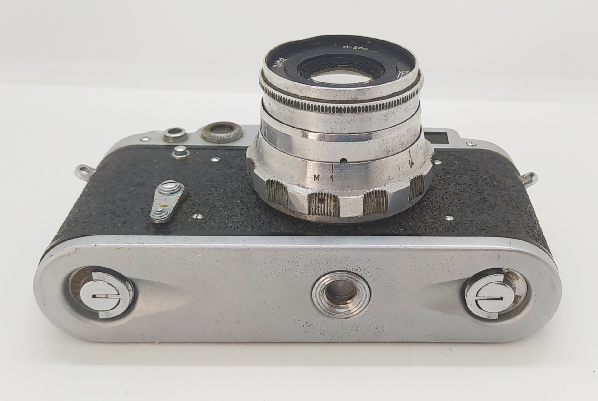 Фотоаппарат пленочный "ФЭД-2" с объективом "Индустар-26м" в оригинальном кофре, Харьковский машиностроительный завод им. Дзержинского (ФЭД)
