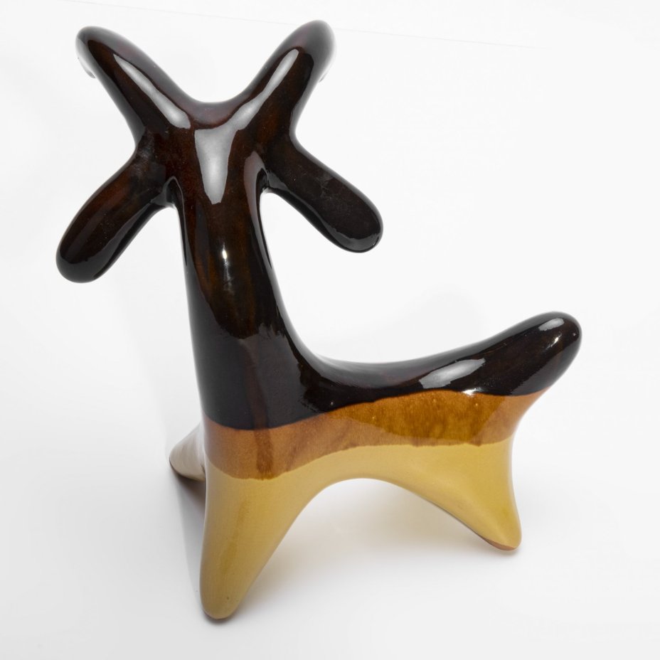 Статуэтка "Козел", керамика, глазурь, СССР, 1960-1980 гг.