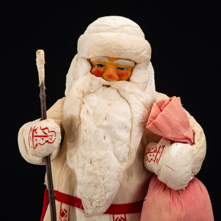 Игрушка под ёлку "Дед Мороз", Пушкинская фабрика "Ёлочных украшении"