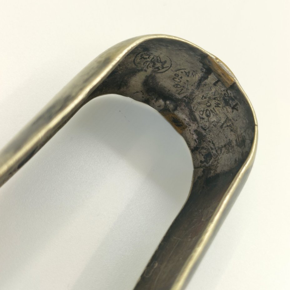 Щипцы для сахара, металл, гальваническое серебрение, Norblin & Co (Норблин), Царство Польское, 1864-1872 гг.