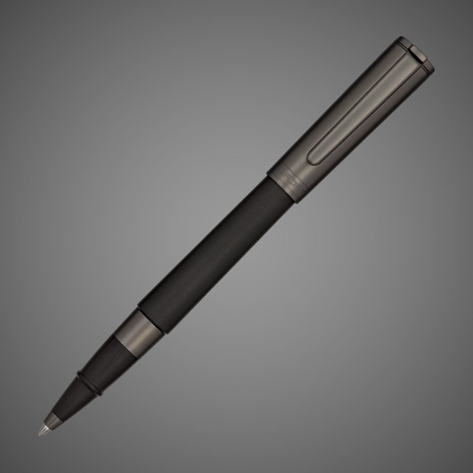 Ручка-роллер Aurora TU Metal Cap Ruthenium, в подарочной коробке, Драгметаллы: рутений, смола, хром