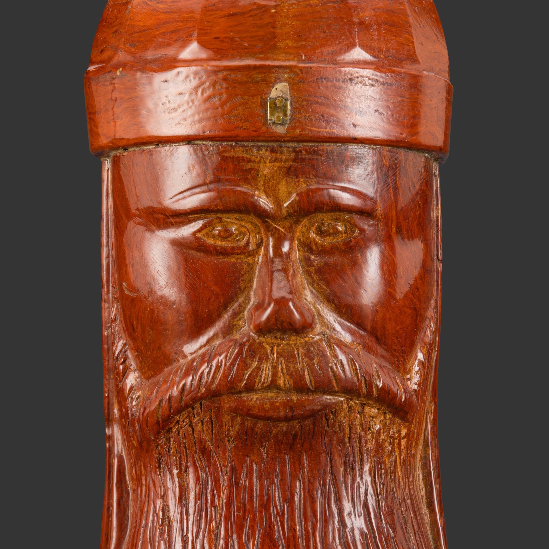 Подставка под ручки с фигурой "Богатыря" (Витязя), бакелит, латунь, СССР, 1940-1960 гг.