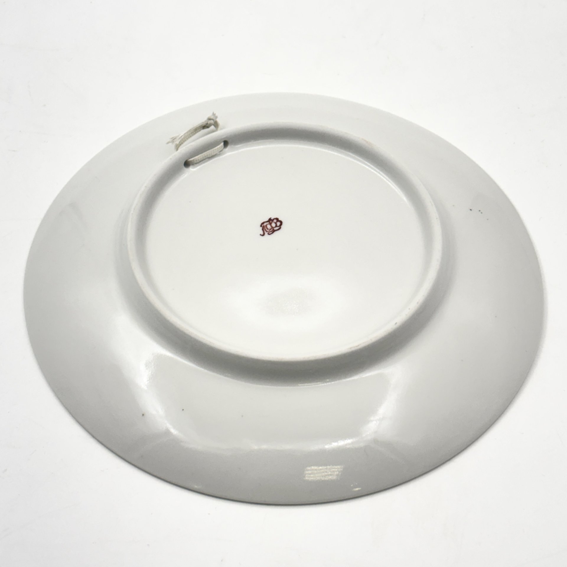 Тарелка декоративная "Стрелка Васильевского острова", фарфор, деколь, Ленинградский фарфоровый завод (ЛФЗ), Россия, 1989-2001 гг.