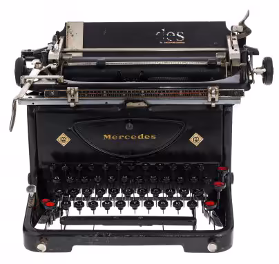 Печатная машинка "Mercedes" модель "Express S 6", Германия,  1933 - 1947 гг., Mercedes-Bureau-Maschinen GmbH