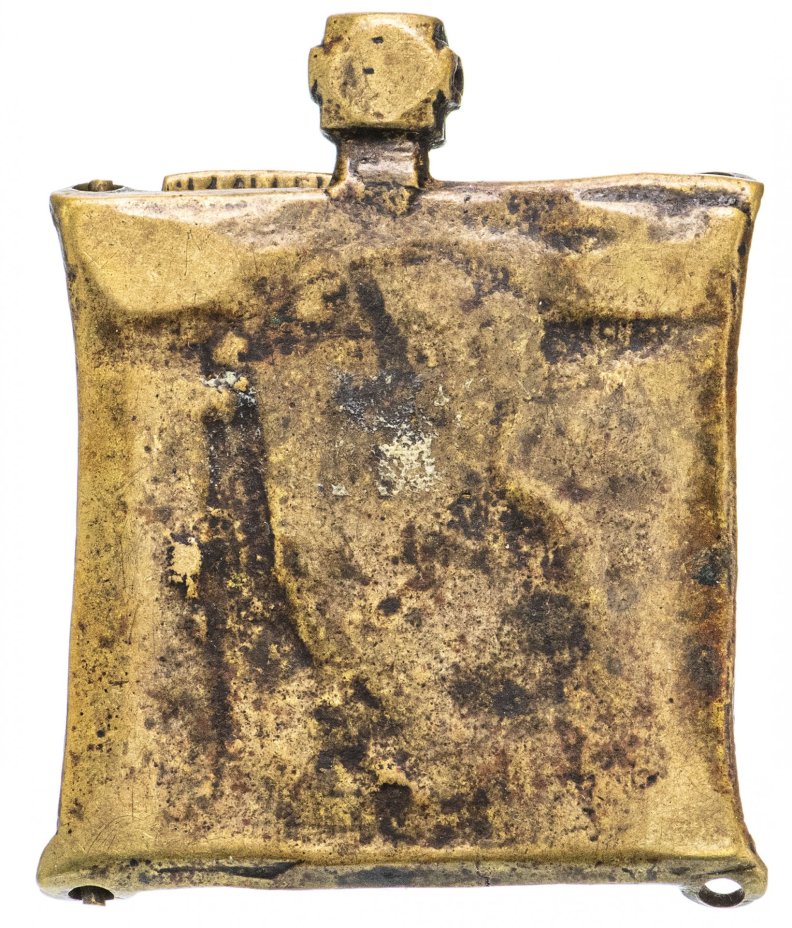 Центральная и правая часть складня "Богоматерь Смоленская", бронза, литье, Российская Империя, 1800-1850 гг.