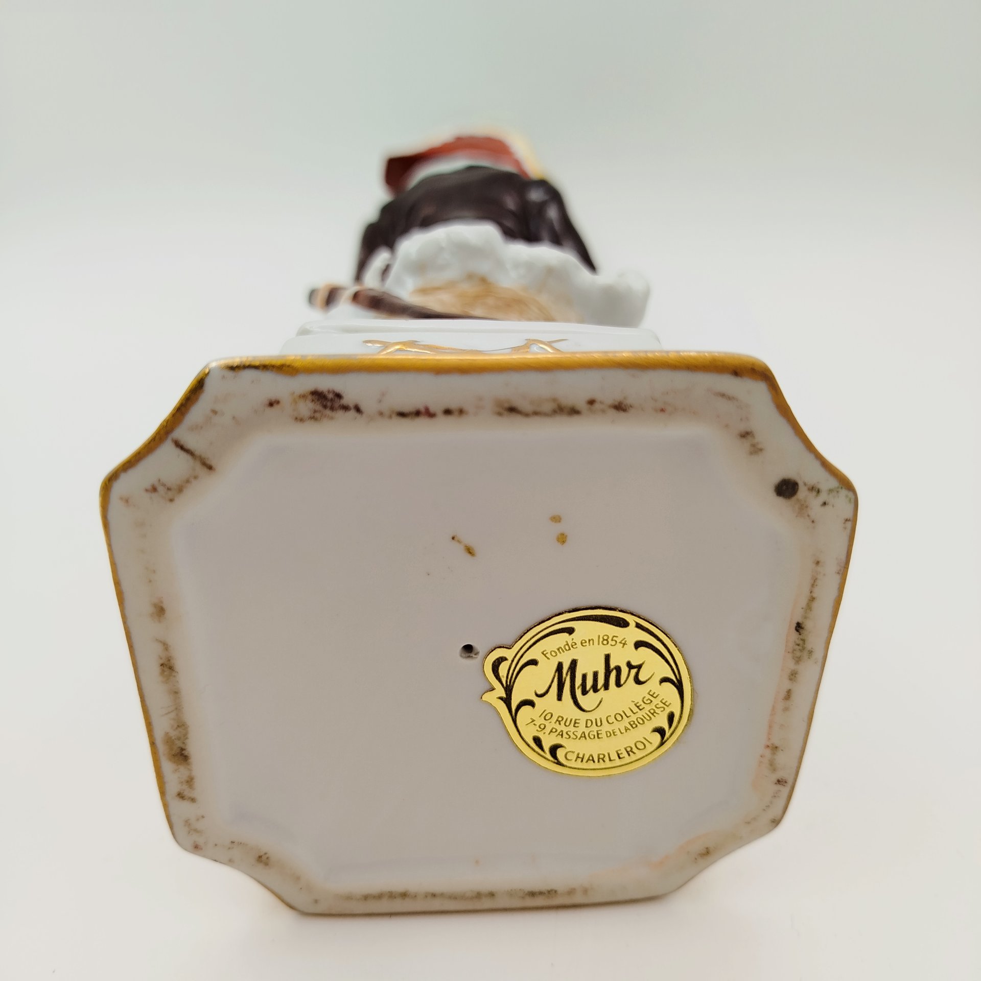 Статуэтка "Маршал Мишель Ней" из серии "Армия Наполеона", мануфактура Muhr (г. Шарлеруа), фарфор, роспись, золочение, Бельгия, 1960-1980 гг.