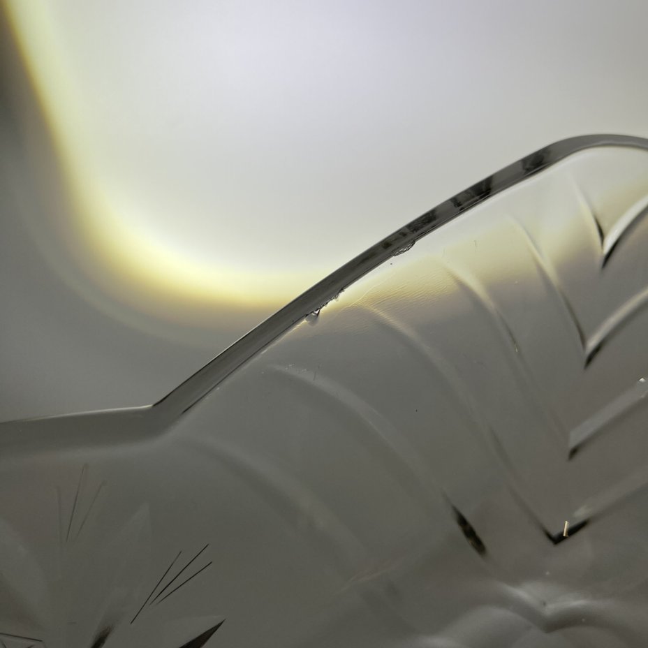 Большая фруктовница с цветочным декором