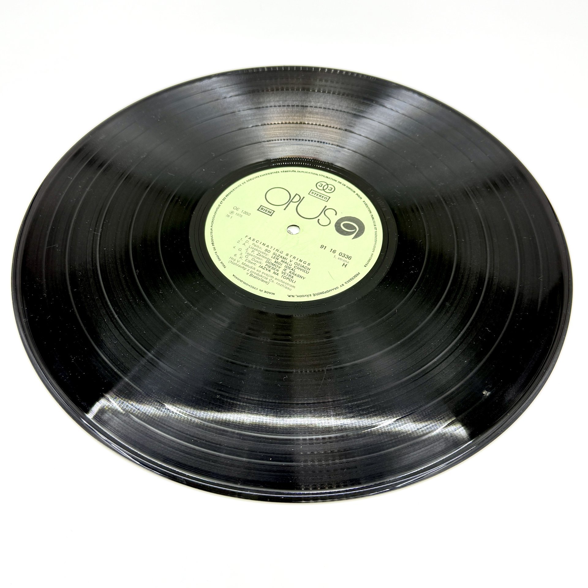 Грампластинка " The String Orchestra Of Vieroslav Matušík – Fascinating Strings", LP (Long play), EX (excellent), Opus