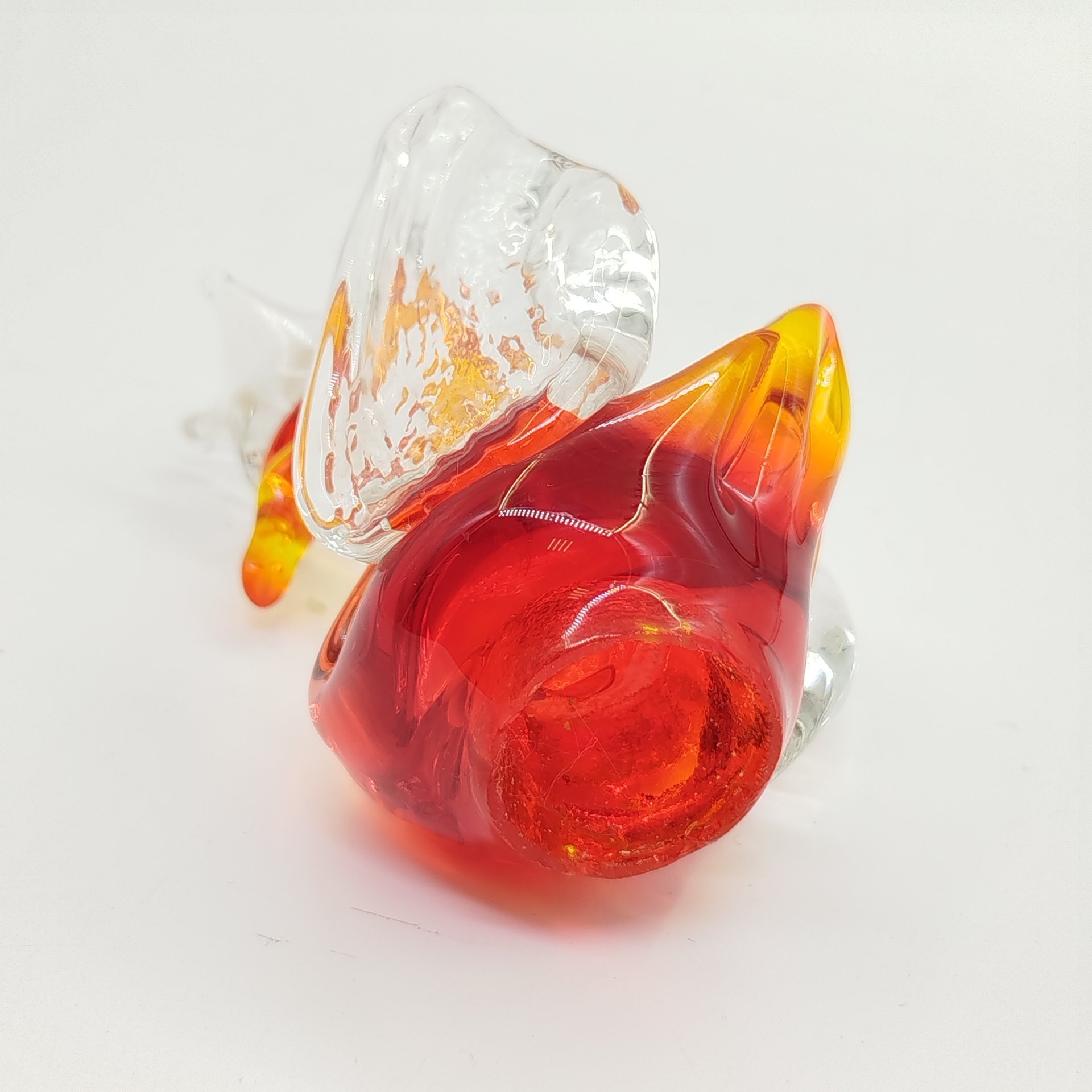 Статуэтка "Царевна-Лебедь", цветное стекло, гутная техника, Российская Федерация, 1990-2015 гг.