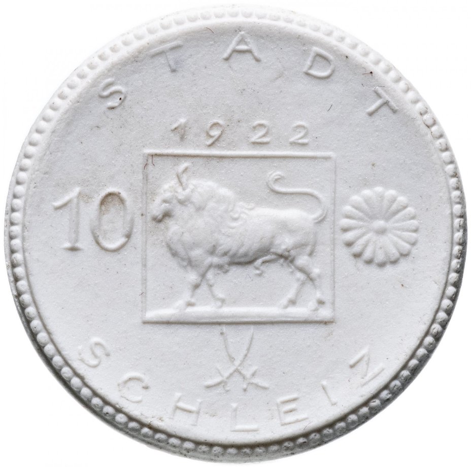Нотгельд Германия (Шлайц) 10 марок 1922