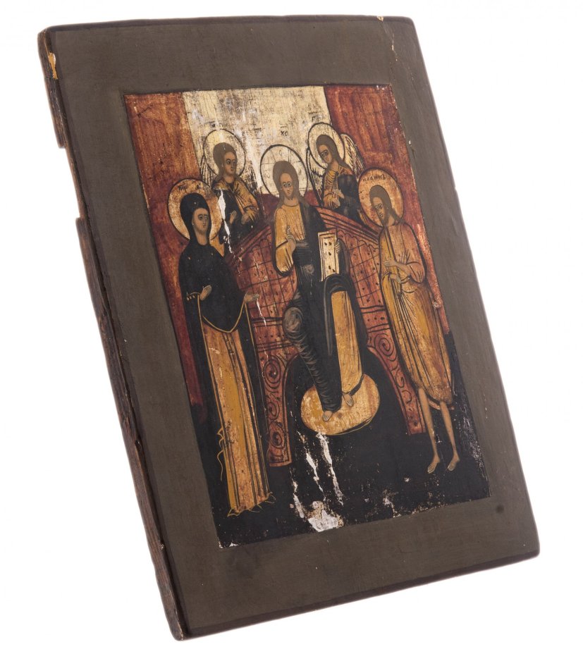 Икона "Спас на Престоле", дерево, масло, Российская Империя, 1880-1917 гг.