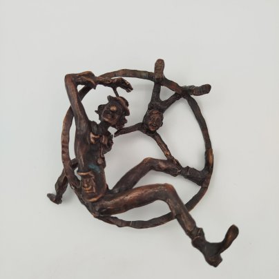 Статуэтка "Артисты цирка" ("Акробатический этюд"), Мастерская Da Vinci, бронза, литье, Нидерланды, 2010-2015 гг.