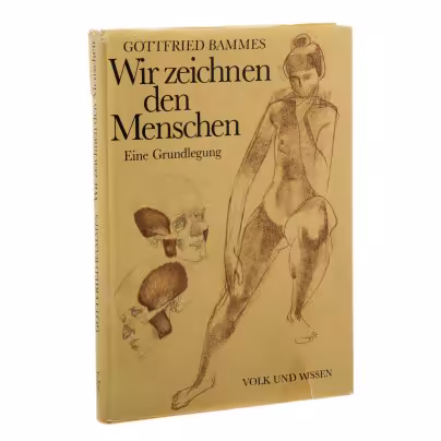 Gottfried Bammes "Wir zeichnen den Menschen" (учебник по анатомии для художников на немецком языке), Издательство «Volk und Wissen Verlag»