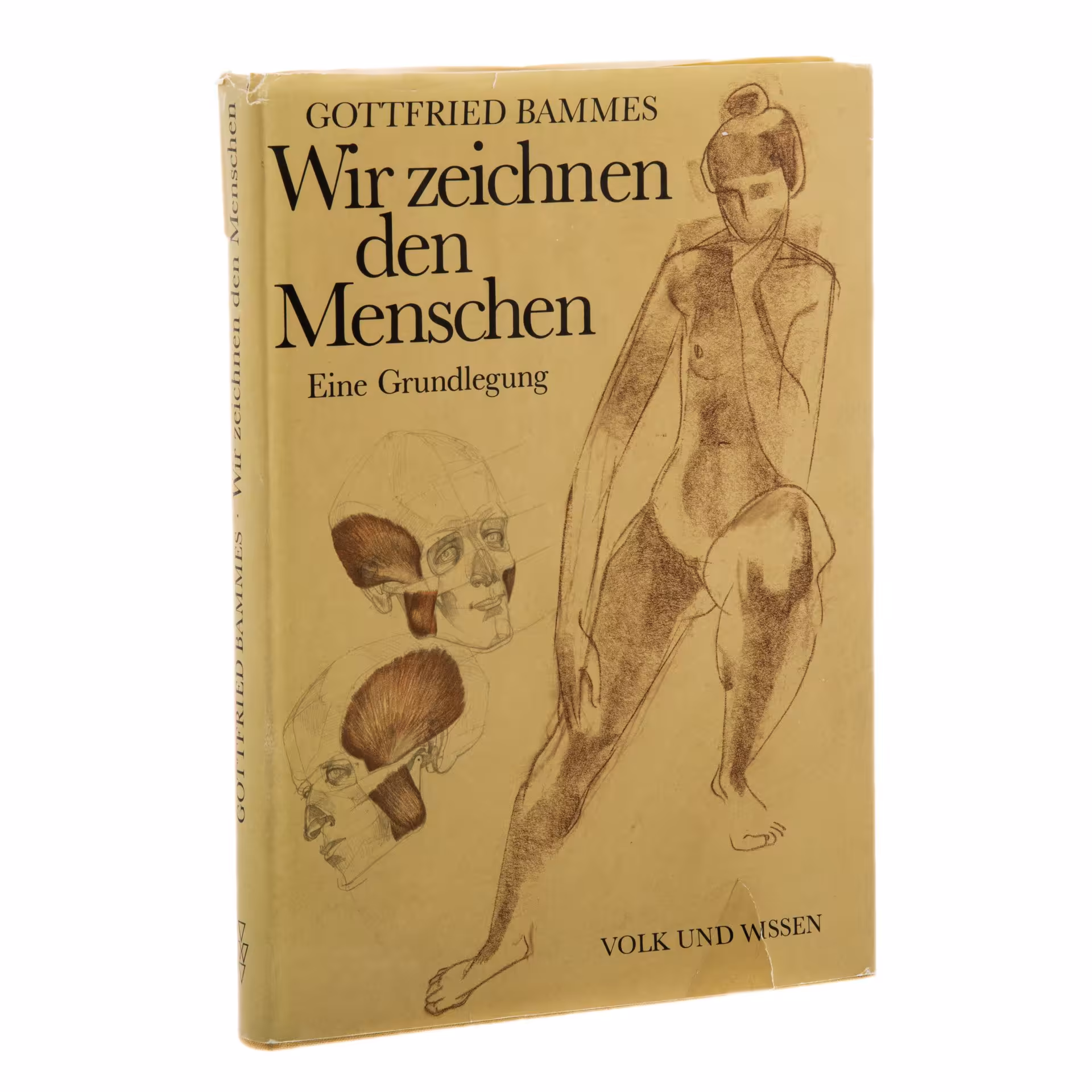 Gottfried Bammes "Wir zeichnen den Menschen" (учебник по анатомии для художников на немецком языке), Издательство «Volk und Wissen Verlag»