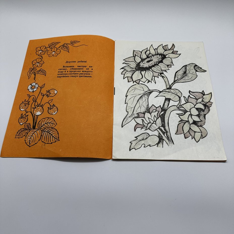 Набор из восьми книг-раскрасок, издательство "Малыш", бумага