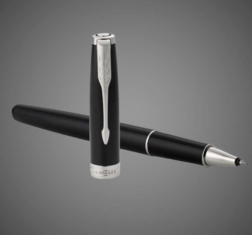 Ручка-роллер Parker Sonnet T539, цвет: Laque Black СT, стержень: F, цвет чернил: black, в подарочной упаковке, Лаки и смолы: лак, латунь, хром