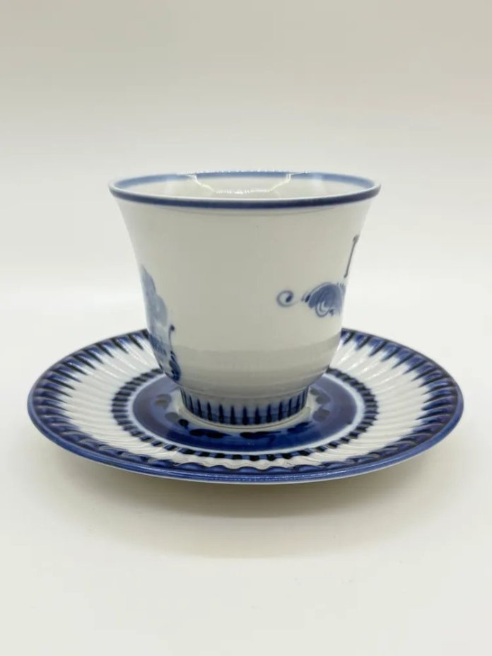 Чайная пара "Гжель 1818", Гжель