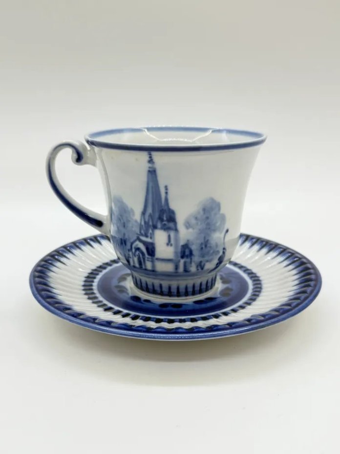 Чайная пара "Гжель 1818", Гжель