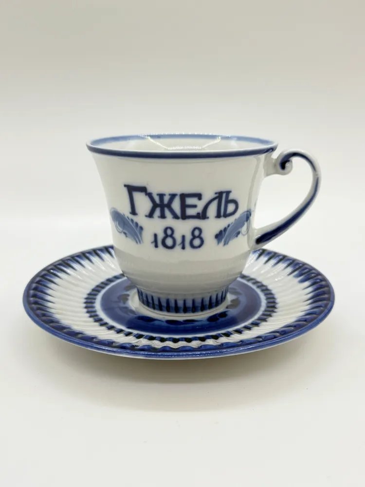 Чайная пара "Гжель 1818", Гжель