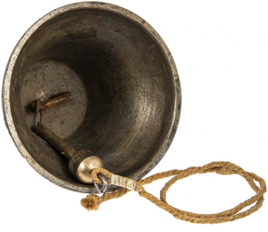 Колокольчик поддужный большой, бронза, литье, Российская Империя, 1870-1890 гг.