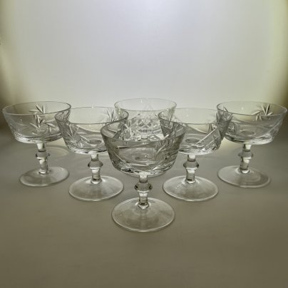 Набор из 6-ти креманок с геометрическим декором