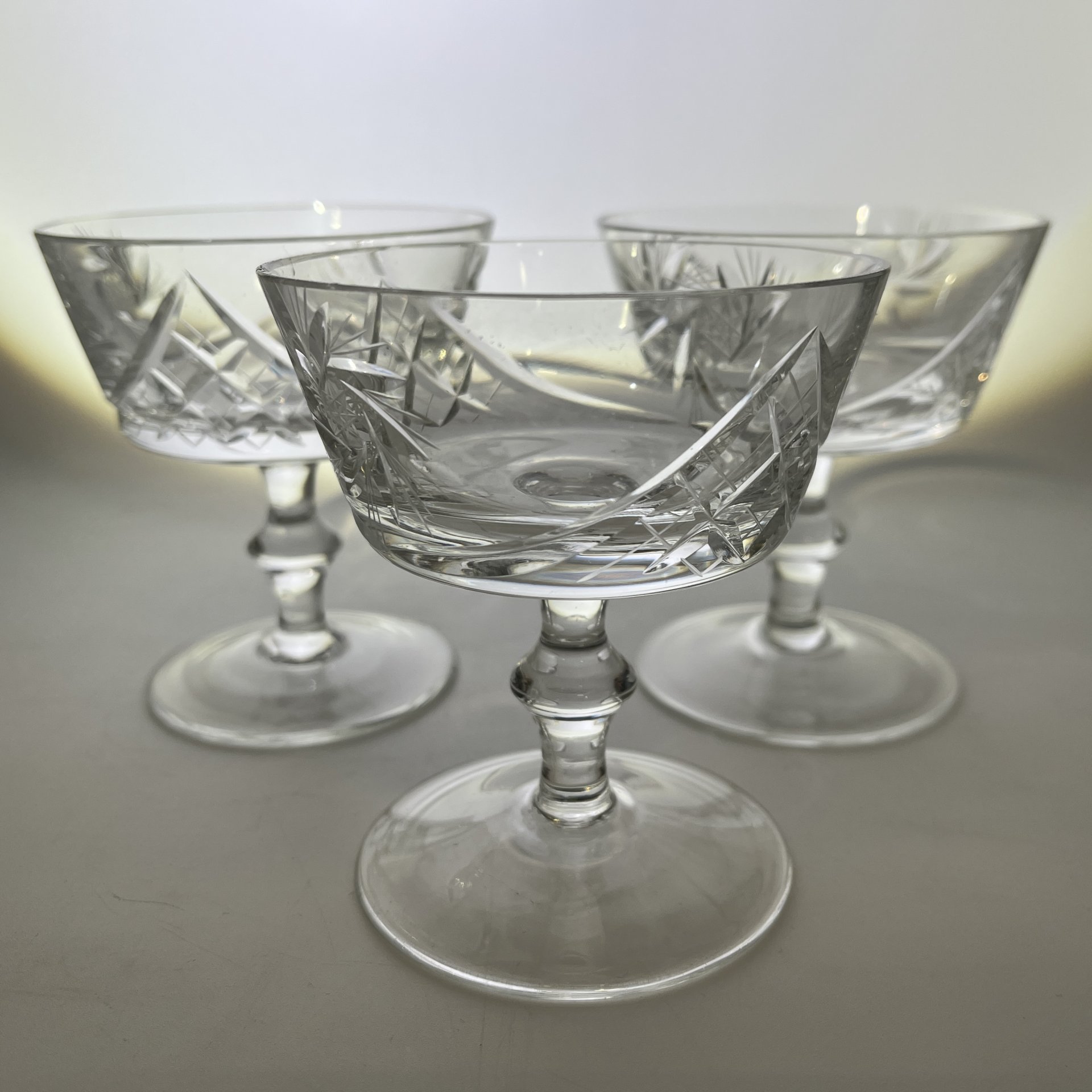 Набор из 6-ти креманок с геометрическим декором