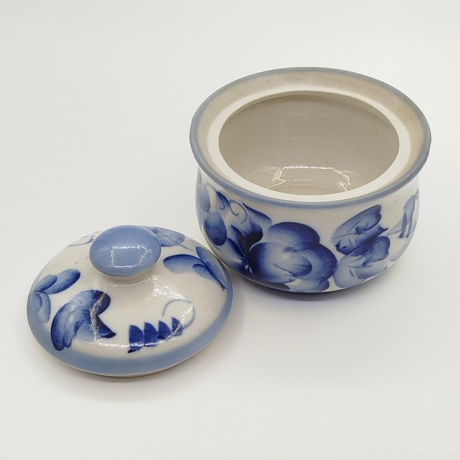 Сахарница (ёмкость для хранения) с цветочным декором