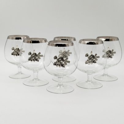 Набор бокалов для коньяка "Охота" на 6 персон, Bohemia Crystal (Bohemia Glass)