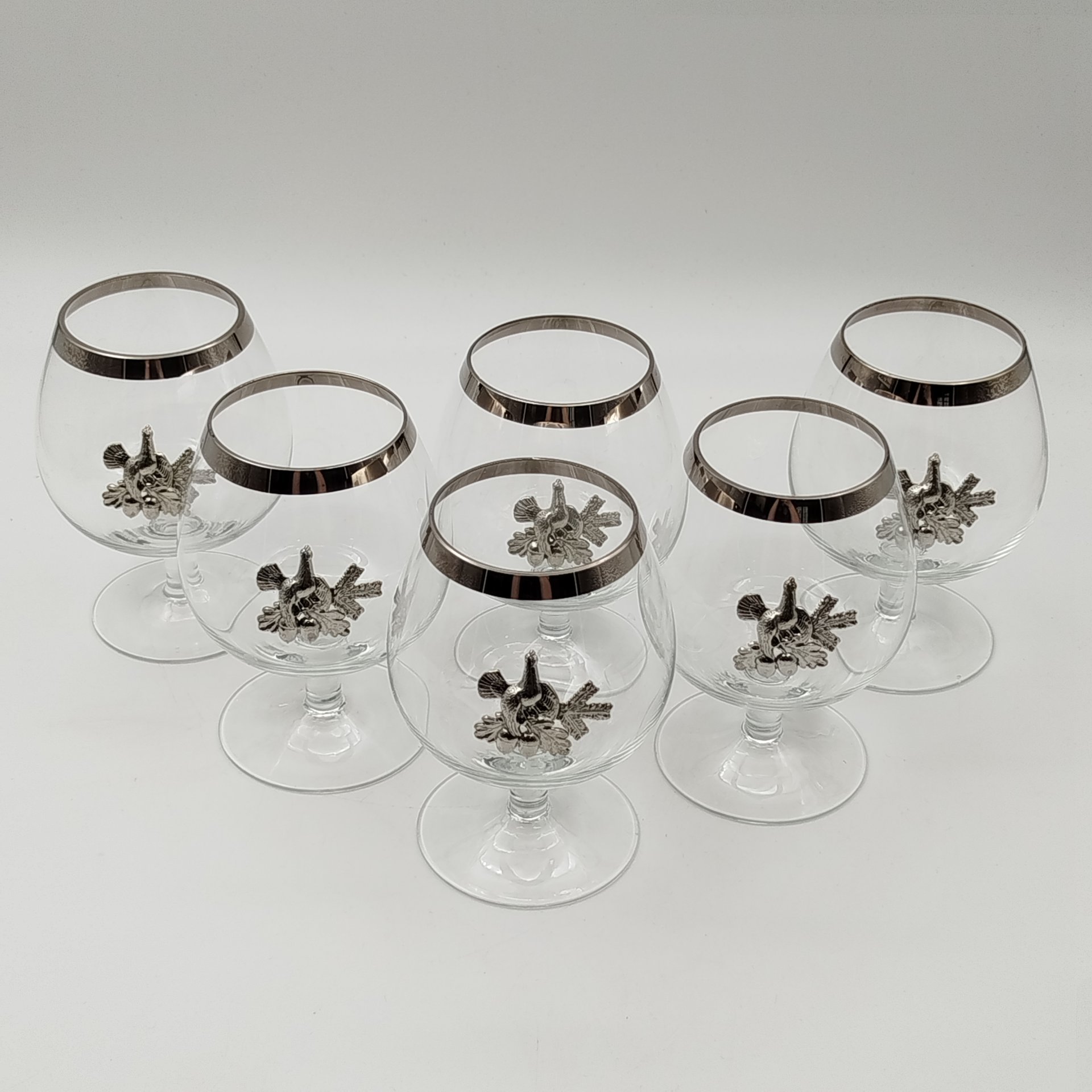 Набор бокалов для коньяка "Охота" на 6 персон, Bohemia Crystal (Bohemia Glass)