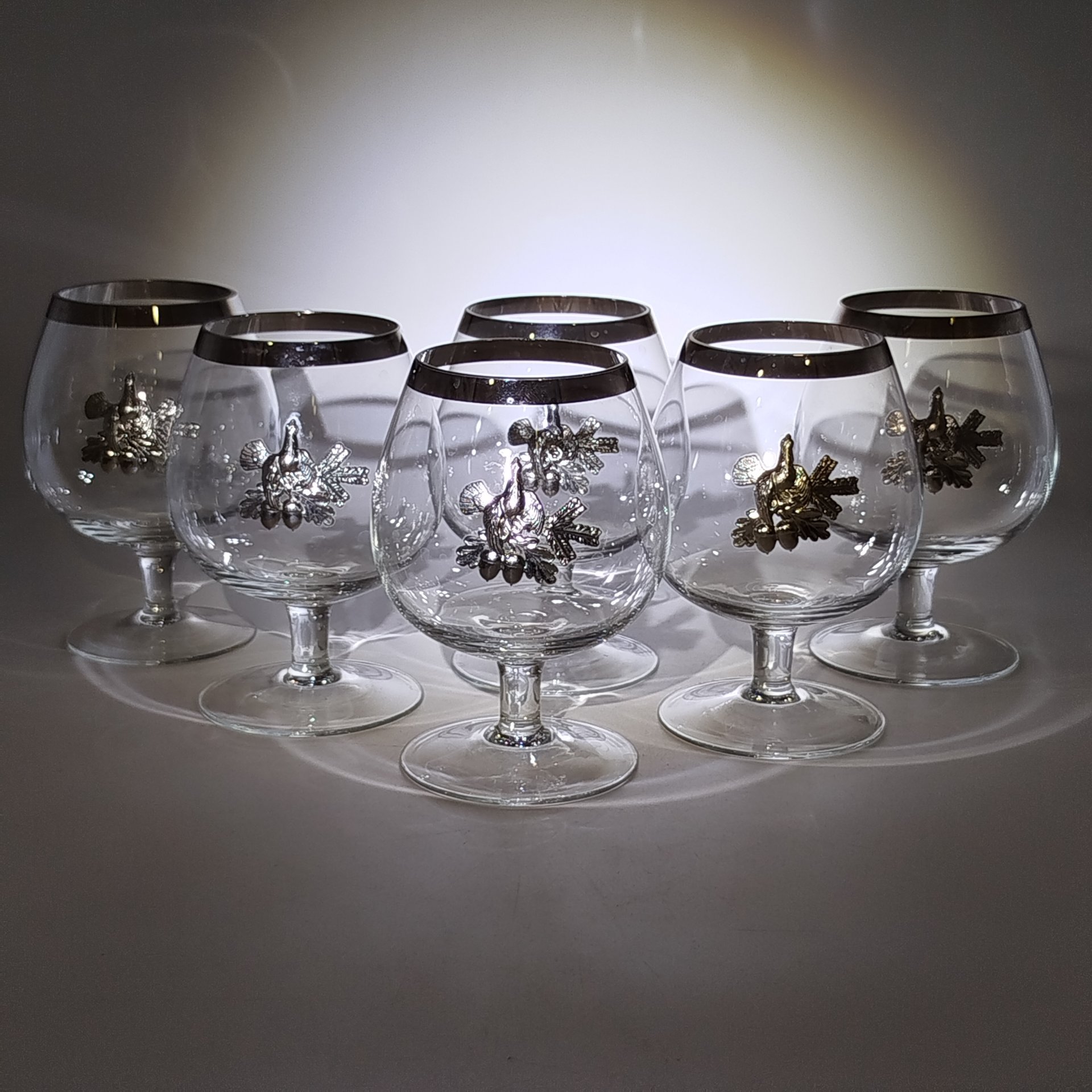 Набор бокалов для коньяка "Охота" на 6 персон, Bohemia Crystal (Bohemia Glass)