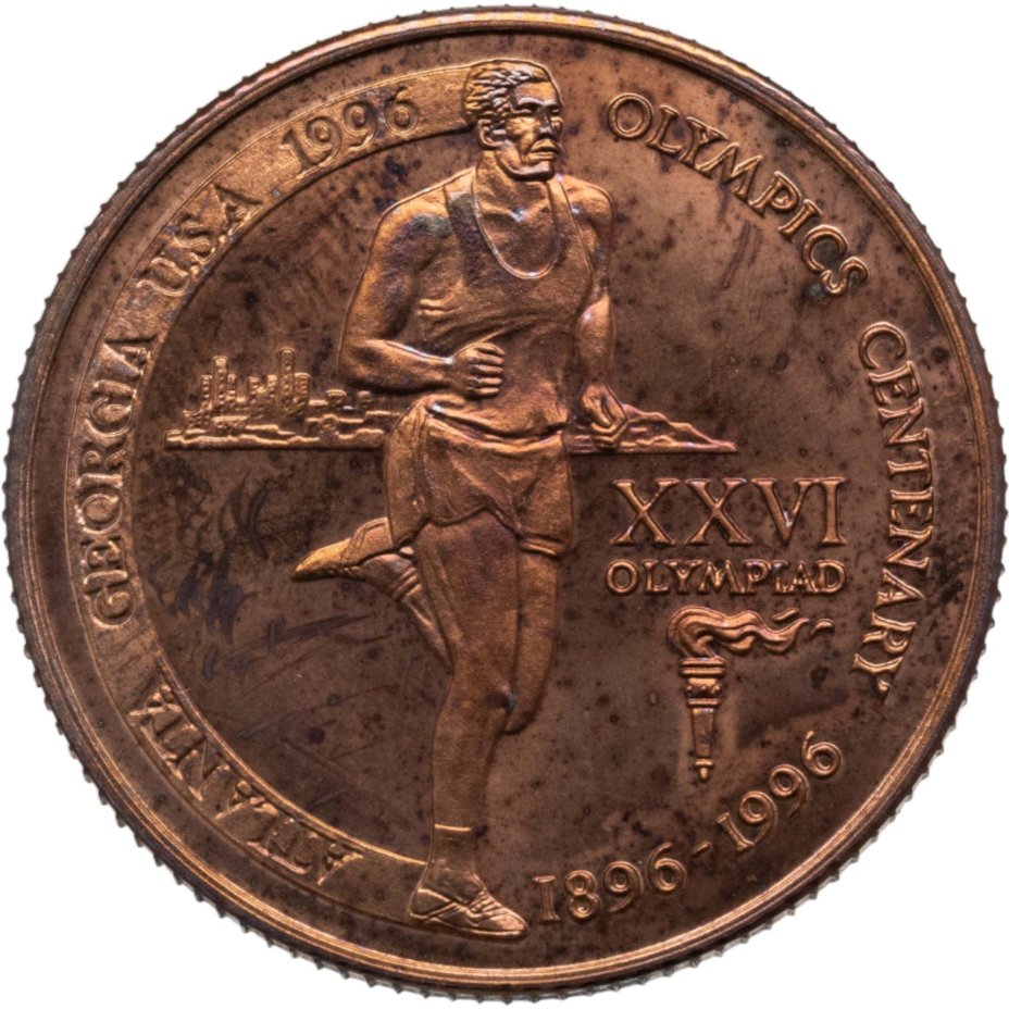 Танзания 2000 шиллингов (shillingi) 1996 XXVI летние Олимпийские игры, Атланта 1996 г. - бег (малый герб)