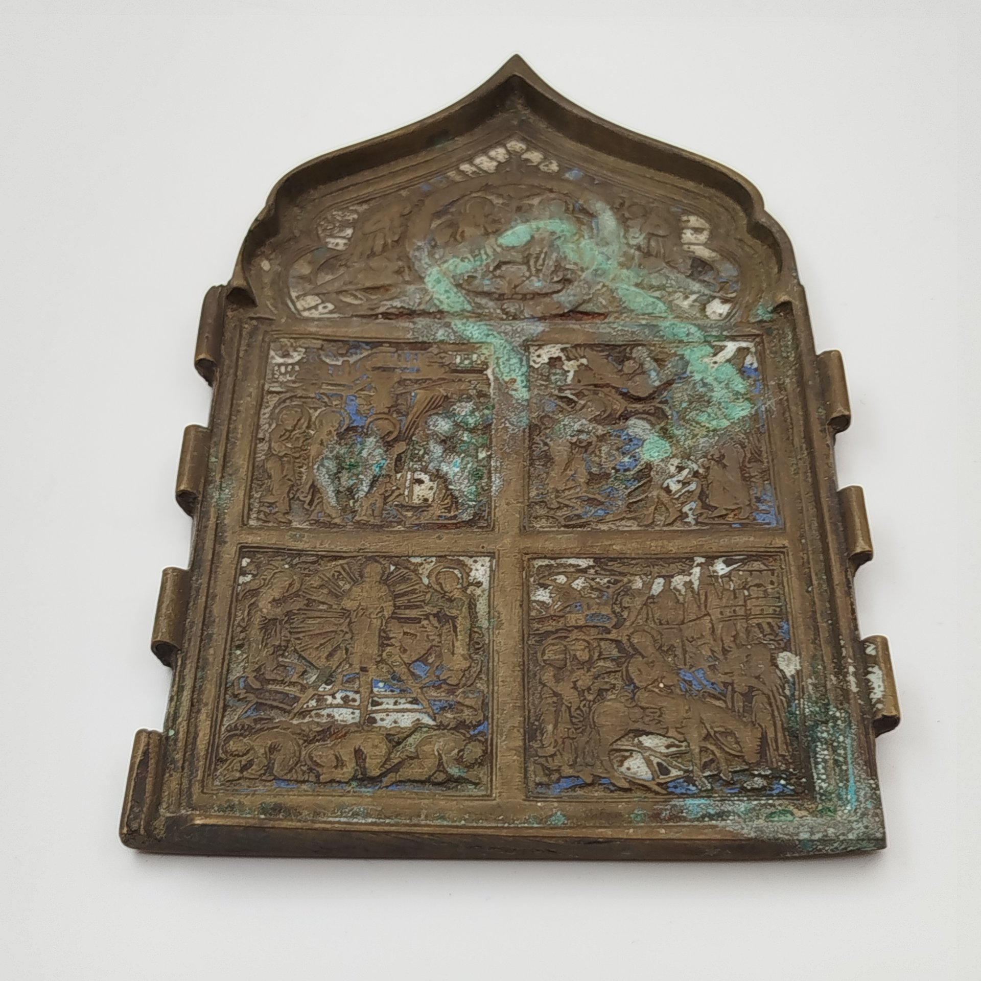 Створка от четырехстворчатого складня «Двунадесятые праздники» (вторая)