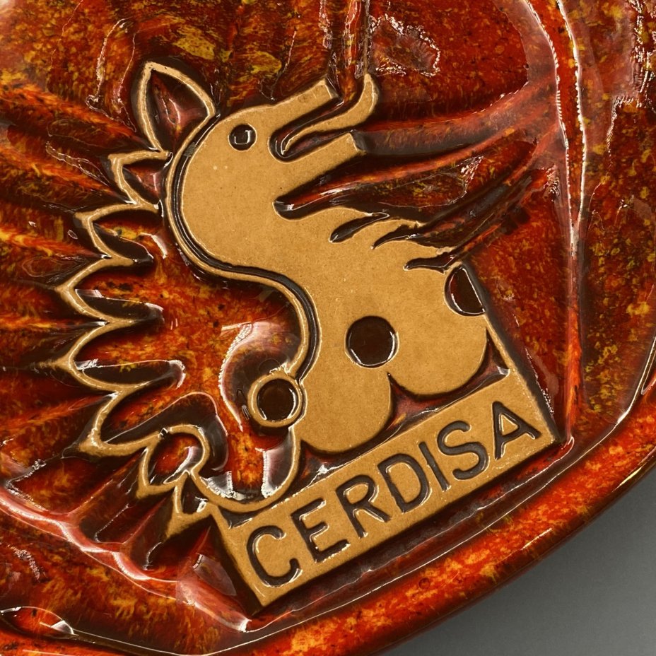 Пепельница квадратной формы Ceramica Vasaro Faenza