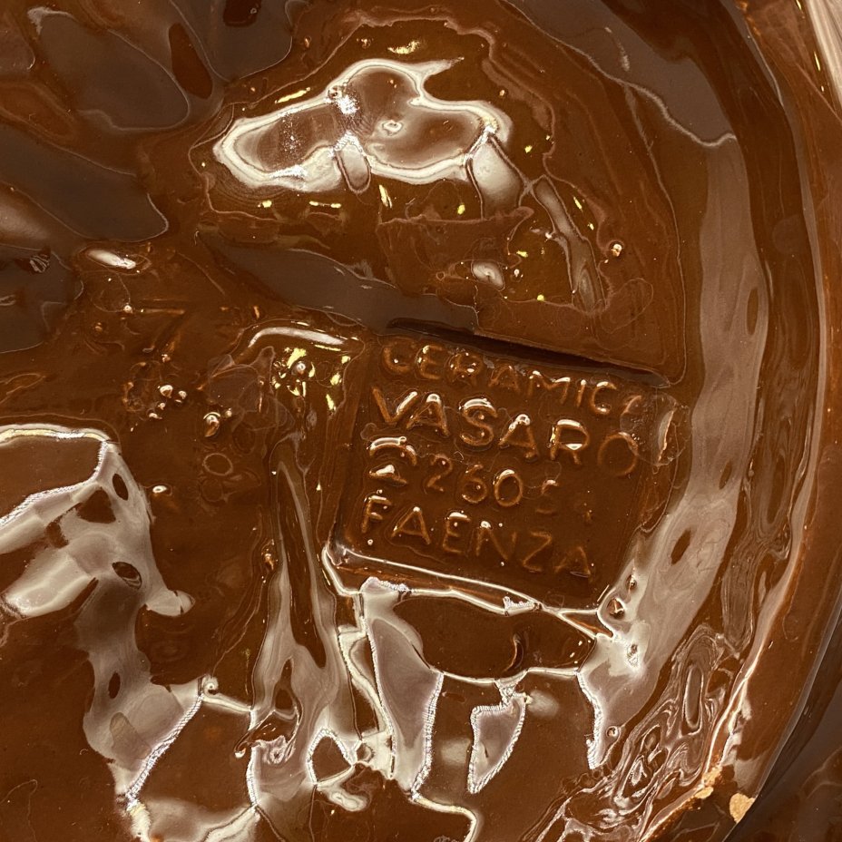 Пепельница квадратной формы Ceramica Vasaro Faenza