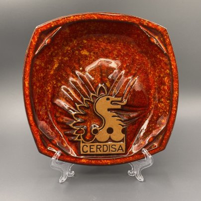 Пепельница квадратной формы Ceramica Vasaro Faenza