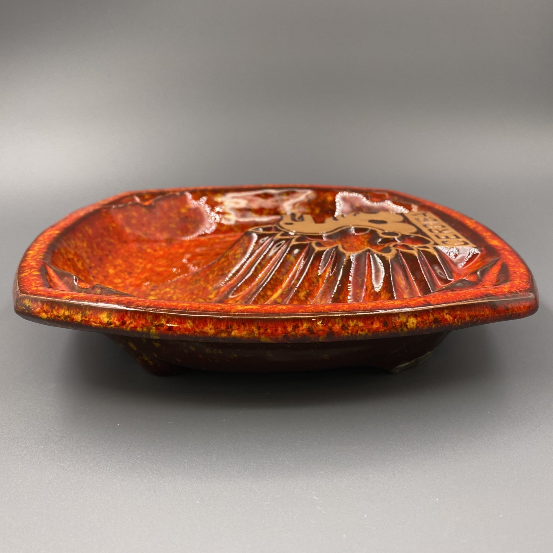 Пепельница квадратной формы Ceramica Vasaro Faenza